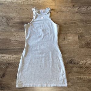 Adidas Adicolor Essentials Rib Tank Dress - Grey - Medium